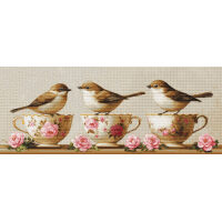 Luca-S Three Dainty Birds BU5092 borduren (pakket)