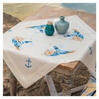Vervaco Tafelkleed Marine PN-0206977 borduren (pakket)