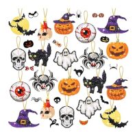 Diamond Painting Sleutelhangers Halloween (10 stuks)