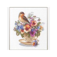 Aine Tea Blossom A1025 borduren (pakket)