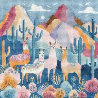 Heritage Crafts Llama Drama 1908A borduren (pakket)