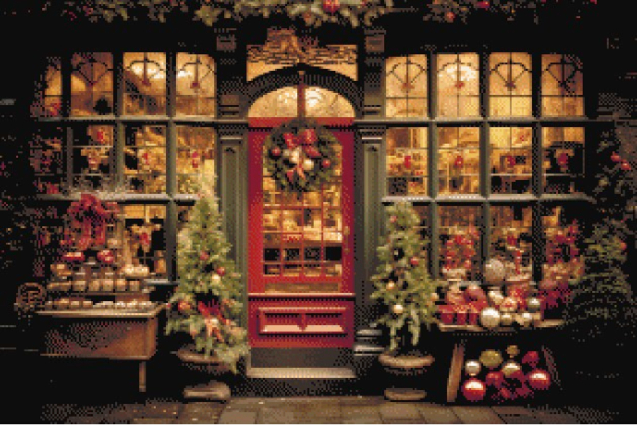 IC001 - The Christmas Store Borduurpatrooon