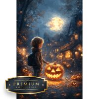 Halloween avond Premium DP Diamond Painting