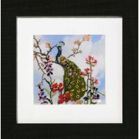 Pako Pauw met bloemen 280.030 borduren (pakket)