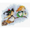MP Studia Flying on a broom M-674 borduren (pakket)
