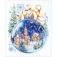 Magic Needle Christmas Bauble 070-037 borduren (pakket)