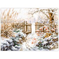 Magic Needle Winter Yard 350-742 borduren (pakket)