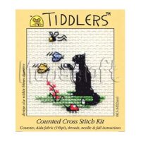 Mouseloft Tiddlers Curious Cat 003-M02 borduren (pakket)