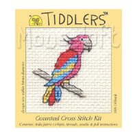 Mouseloft Tiddlers Red Parrot 003-G03 borduren (pakket)