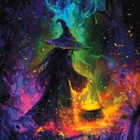The Cooking Witch IH001 Borduurpatroon