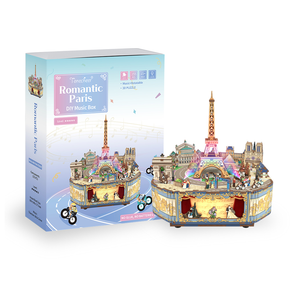 Tonecheer Romantic Paris TQ036 Muziekdoosje