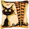 Vervaco Cat loves her witch Kruissteekkussen pakket PN-0216228