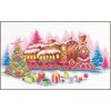 Vervaco Gingerbread locomotief PN-0215313 borduren (pakket)