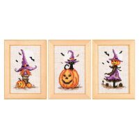Vervaco Halloween Miniatuur kit set van 3 PN-0212820