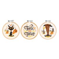 Vervaco Halloween Miniatuur kit set van 3 PN-0227281