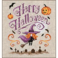Vervaco Happy Halloween PN-0221358 borduren (pakket)