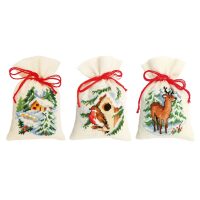 Vervaco Kruidenzakje Kerst set van 3 PN-0021442