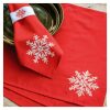 Vervaco Snowcrystal Servetten & servetringen pakket set van 4 PN-0217795