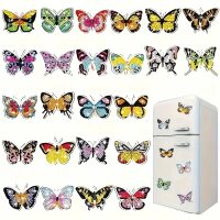 Diamond painting vlinder magneten (24 stuks)