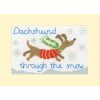 Bothy Threads Bothy Designs Dachshund Through The Snow XMAS90