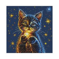 Collection d'Art Kitten’s Secret Stars BC8116 borduren (pakket)
