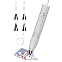 Elektrische diamond painting pen + 6 opzetstukjes