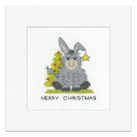Heritage Crafts Donkey Card - Christmas Tree 1918A borduren