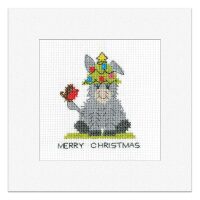 Heritage Crafts Donkey Card - Tree Hat 1920A borduren