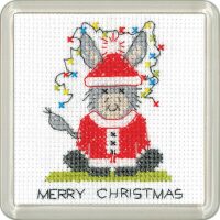 Heritage Crafts Donkey Coaster - Santa 1923A borduren