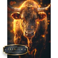 Neon koe Premium DP Diamond Painting