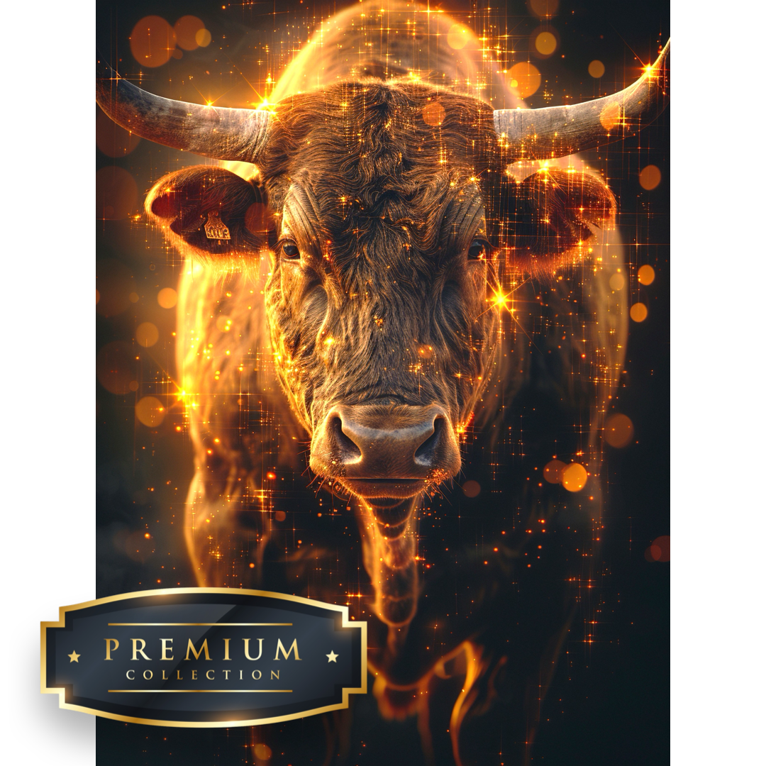 Neon koe Premium DP Diamond Painting