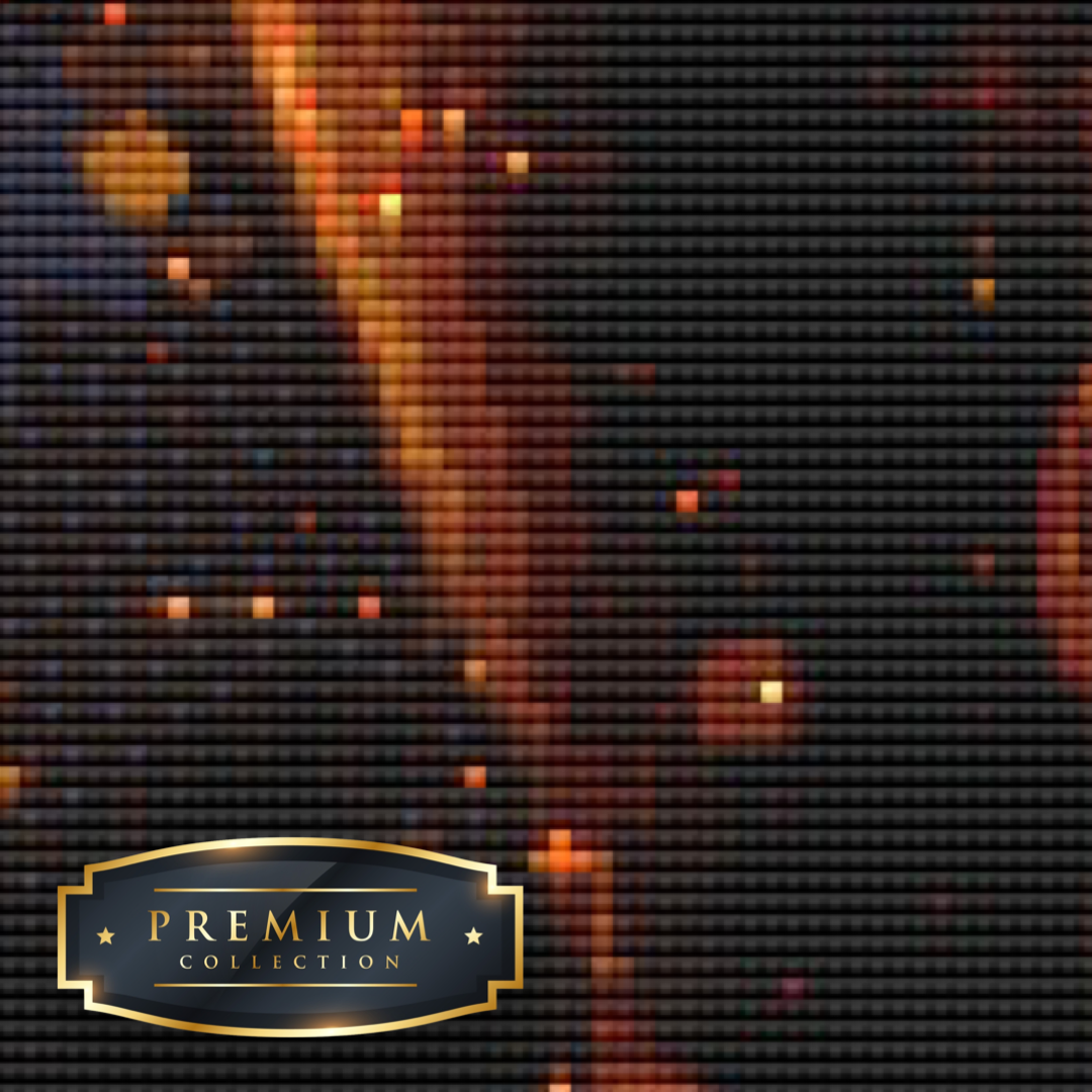 Neon koe Premium DP Diamond Painting - Afbeelding 5