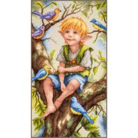 LanArte Chatter among the leaves PN-0221128 borduren (pakket)
