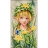 LanArte Lily crowned Fairy PN-0221118 borduren (pakket)