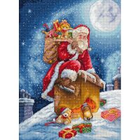 Leti Stitch Santa’s Secret Stop L9964 borduren (pakket)