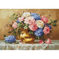 Luca-S Golden Bloom GOLD B723 borduren (pakket)