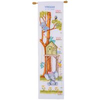 Vervaco Groeimeter Aan de boomhut PN-0203499 borduren (pakket)