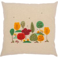 Vervaco Herfstbos kussen PN-0222668 borduren (pakket)
