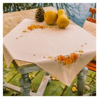 Vervaco Tafelkleed Herfstpompoenen PN-0222373 borduren (pakket)