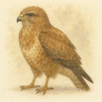25x25 Roofvogels Buizerd
