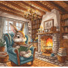 AVA Stitch Afternoon of Reading P195 borduren (pakket)