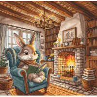 AVA Stitch Afternoon of Reading P195 borduren (pakket)