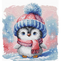 AVA Stitch Frosty Penguin Friend P047 borduren (pakket)