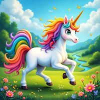 Eenhoorn Diamond Painting