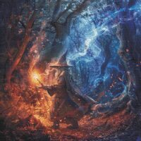 Imàge Wizard in an Enchanted Forest IF003 Borduurpatroon