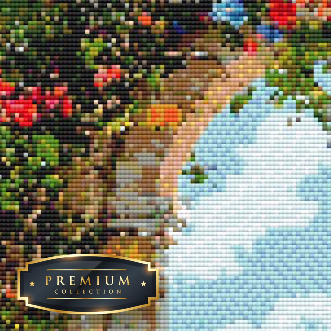 Romantisch doorkijkje Premium DP Diamond Painting - Afbeelding 4