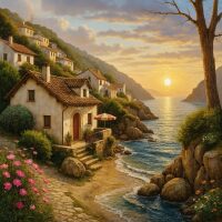 In de baai Diamond Painting