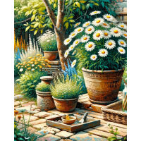 In de tuin Diamond Painting