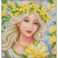 LanArte Blossom PN-0213462 Evenweave borduren (pakket)