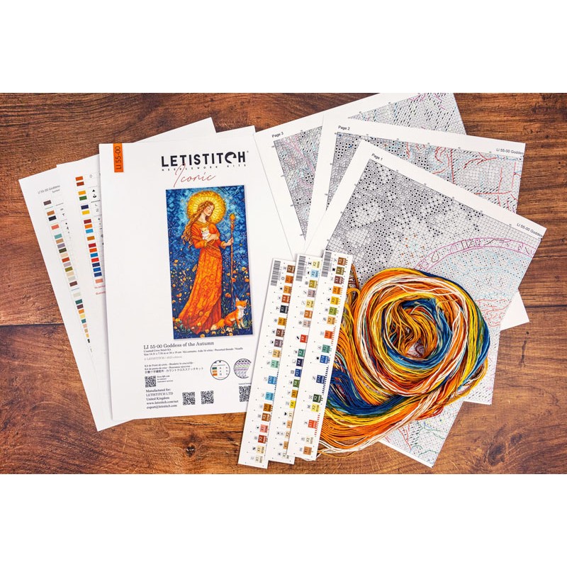 Leti Stitch Goddess of the Autumn LI55 borduren (pakket)